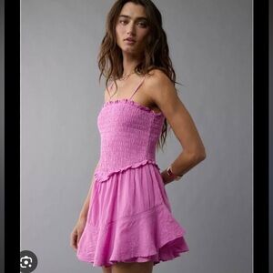 American Eagle Bella Ruffle Tiered Romper